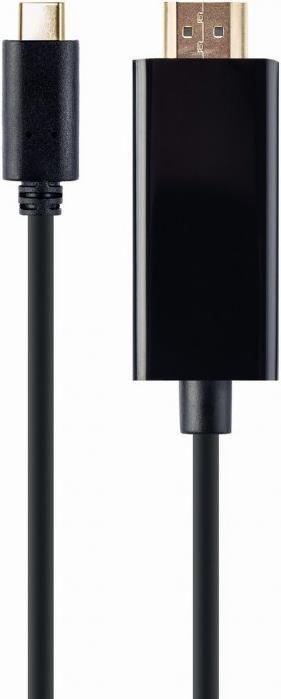 Adaptador USB-C para HDMI GEMBIRD A-CM-HDMIM-02 (2 m - 60 Hz - HDMI Type C - Preto)
