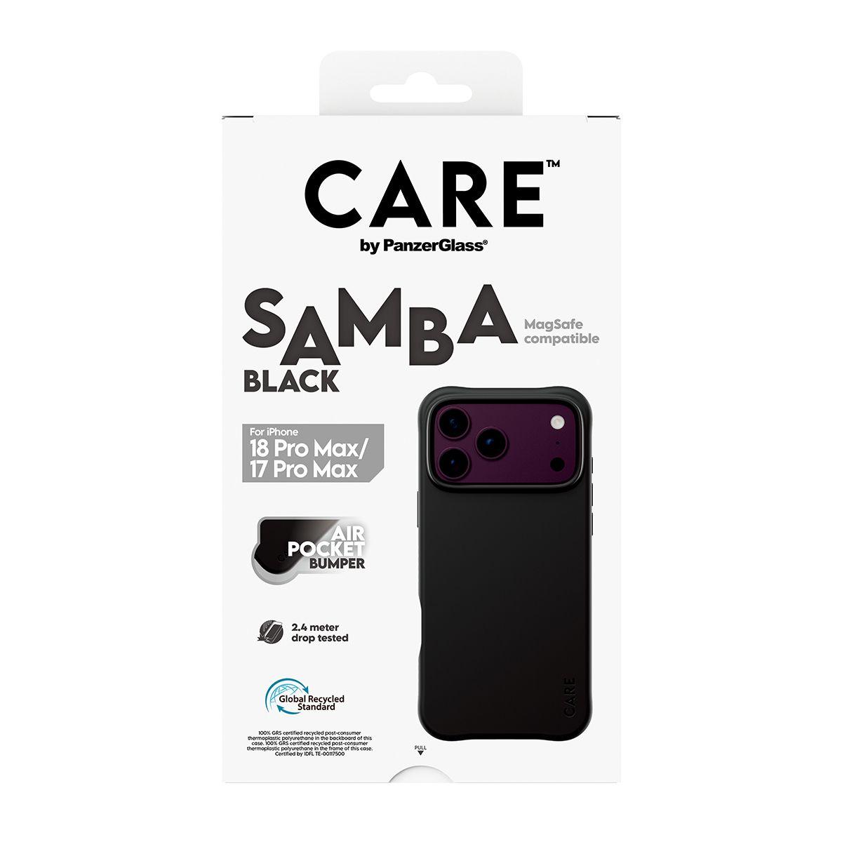 Capa para Telemóvel PANZERGLASS Samba Case iP17/18 Pro Max (Preto), miniatura 3