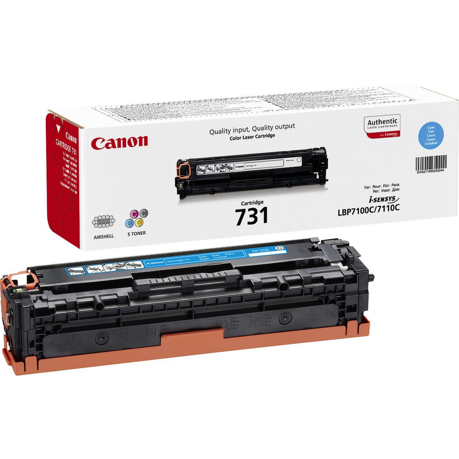 Toner CANON 731 (1500 páginas - Ciano)
