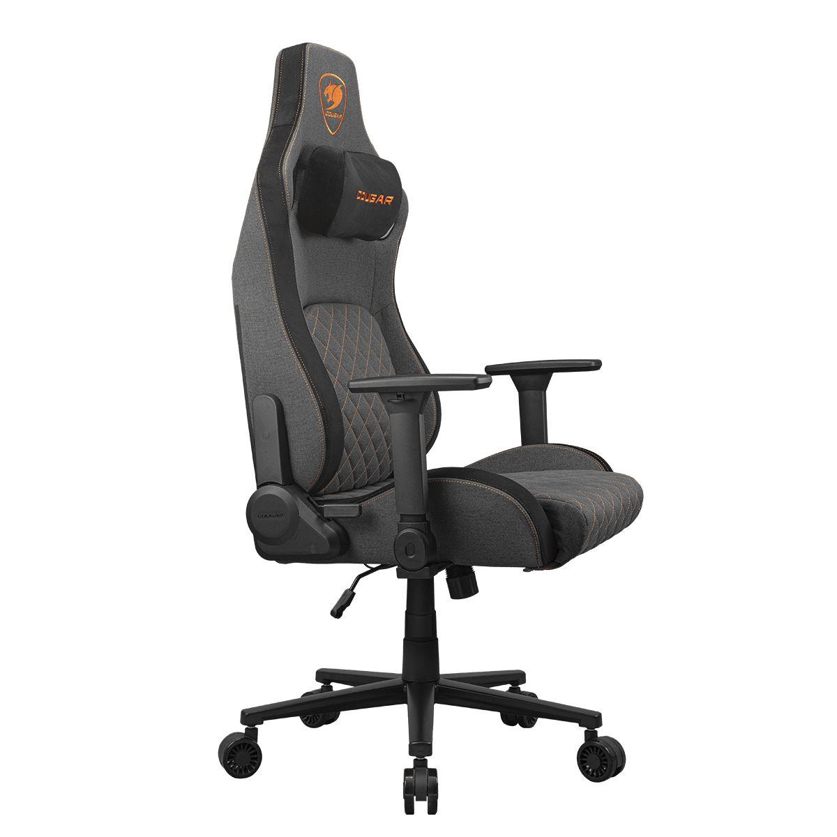 Cadeira Gaming COUGAR Defensor F (120 kg - 136,5 cm - 4D - Cinzento/Laranja), miniatura 4