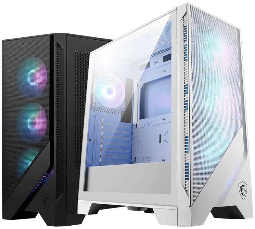 Caixa PC MSI MAG Forge 320R Airflow (micro ATX, Mini-ITX - SFX, ATX, SFX-L - Micro Tower - Branco) — miniatura 2