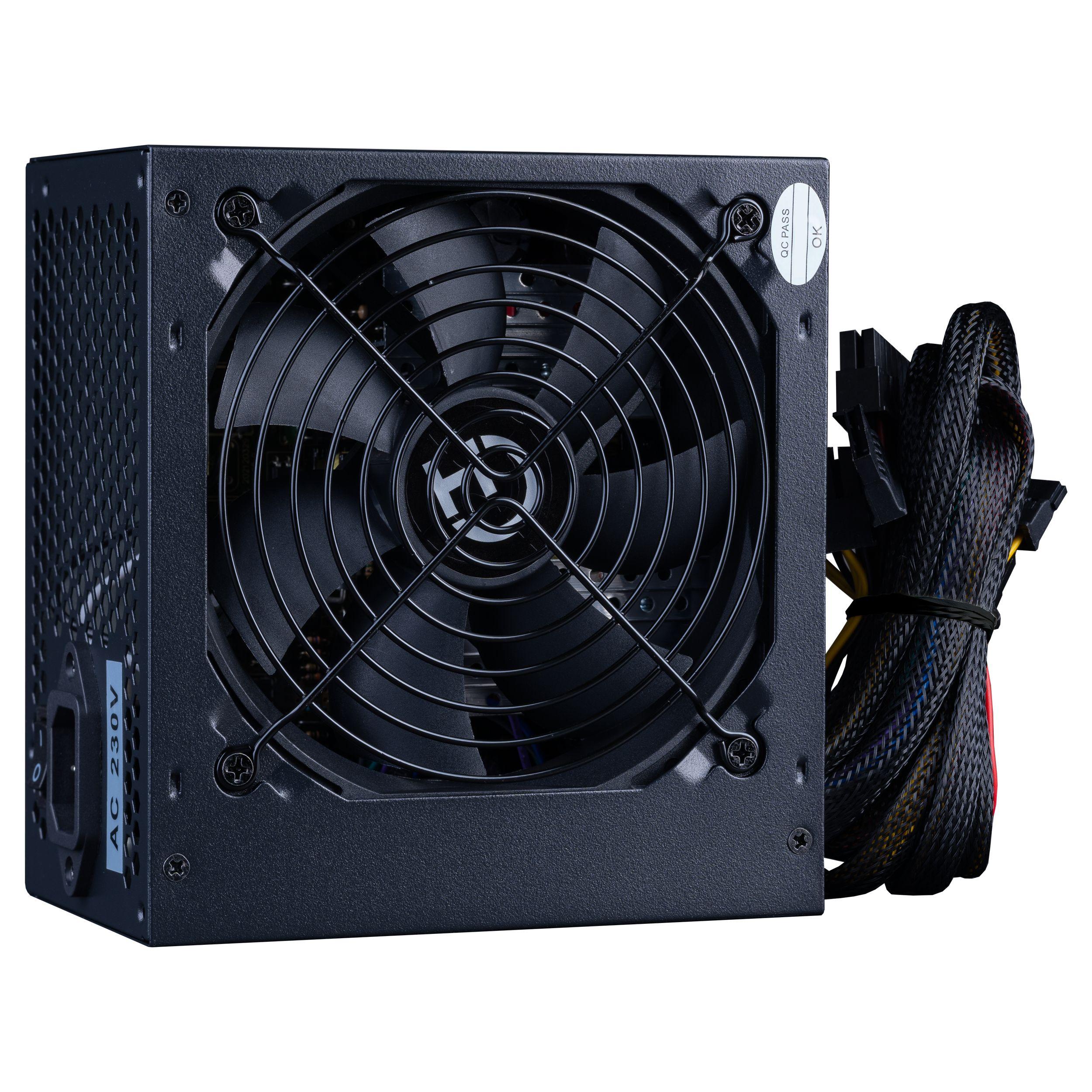 Fonte de Alimentação HIDITEC SX500 (ATX - 500 W - Não modular - Preto)
