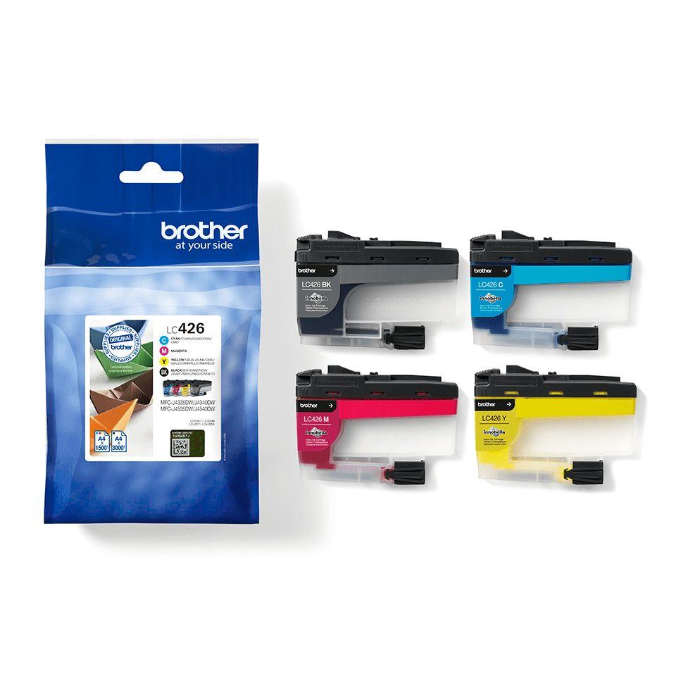 Multipack de Tinteiros BROTHER LC426VAL (3000 páginas - Preto, Ciano, Magenta e Amarelo) — miniatura 2