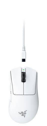 Rato RAZER DeathAdder V4 Pro (Mão direita - 45000 DPI - Ótico - Branco)