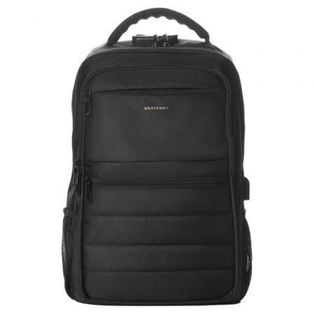 Mochila VENTION KRKB0 (20 l - 100% poliéster - Portáteis até 17" - Preto)
