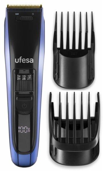 Máquina de Cortar Cabelo UFESA CP6850 (Aço inoxidável - Preto e Prateado)