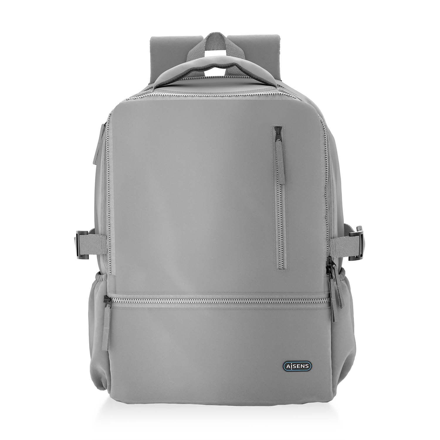 Mochila para Portátil AISENS ASBG-BP087-GR (15,6" - Nylon - 39,6 cm - Cinzento)