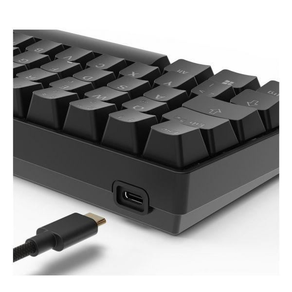 Teclado SHARKOON SKILLER SGK50 S4 Gen2 (Alemão - Gateron Yellow - 60% - Preto), miniatura 4