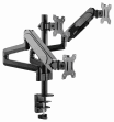Suporte de Monitor GEMBIRD MA-DA3-01 (Triplo 17-27" - 3x7 kg - Preto)
