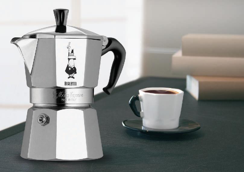 Cafeteira Italiana BIALETTI Moka Express (Preto/Prateado)