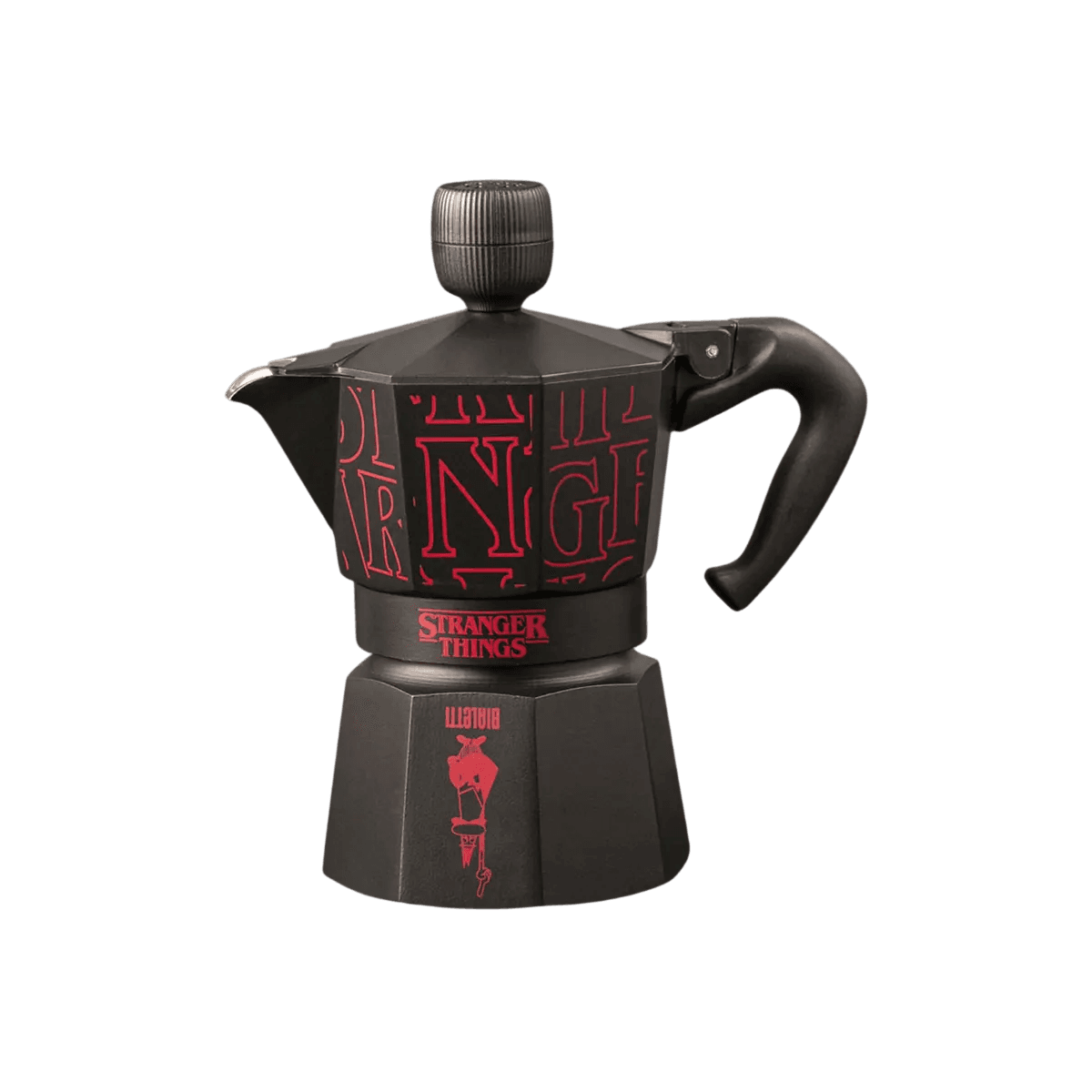 Cafeteira Italiana BIALETTI Moka Express Stranger Things (Preto e Vermelho)