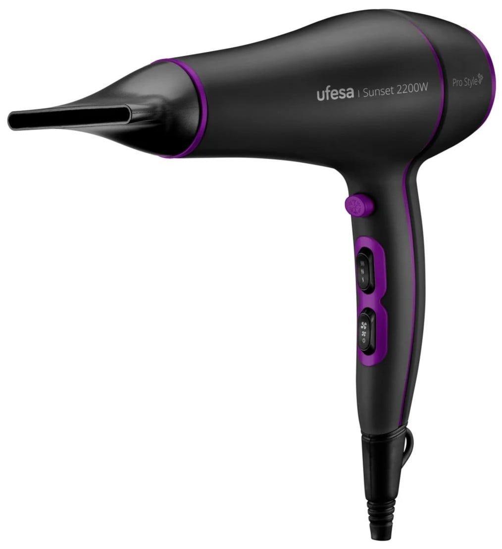 Secador de Cabelo UFESA SUNSET (2200 W - Motor AC - Difusor)