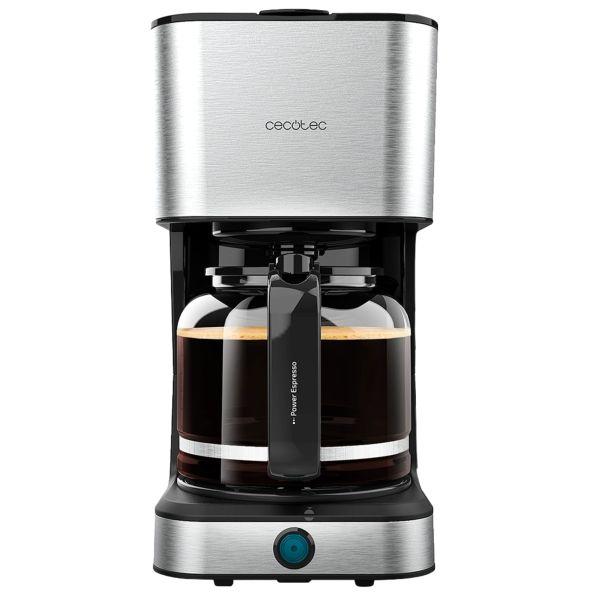 Máquina de Café de Filtro CECOTEC Coffee 66 Heat (Café moído - 950 W - 1,5 l - Preto e Cinzento)