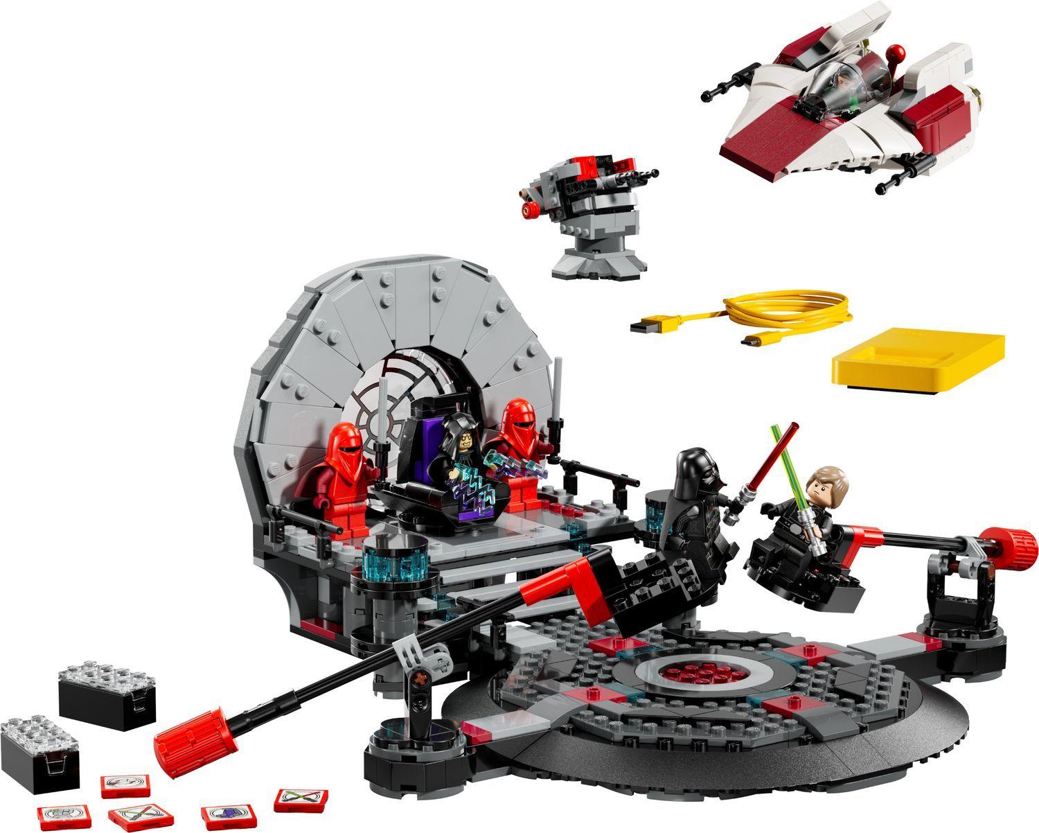 LEGO 75427 Star Wars SMART Play™: Duelo na Sala do Trono e A-Wing™ (9+ anos - 962 peças)