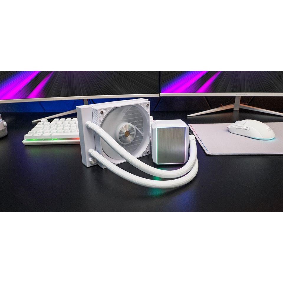 Kit de Refrigeração Líquida MARS GAMING ML-PROII120W (120 mm - 1 ventoinha - 2000 RPM - Branco) — miniatura 4