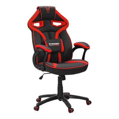 Cadeira Gaming WOXTER Stinger Station Alien (150 kg - Preto/Vermelho) — miniatura 3