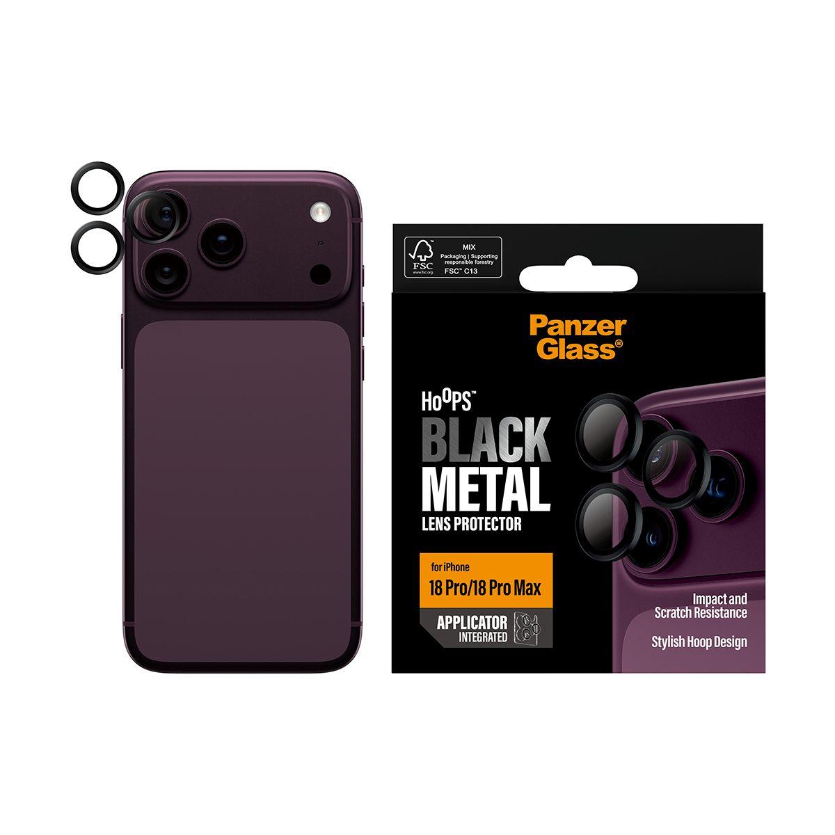 Protetor de Lentes de Câmara PANZERGLASS Hoops (Preto) — miniatura 2