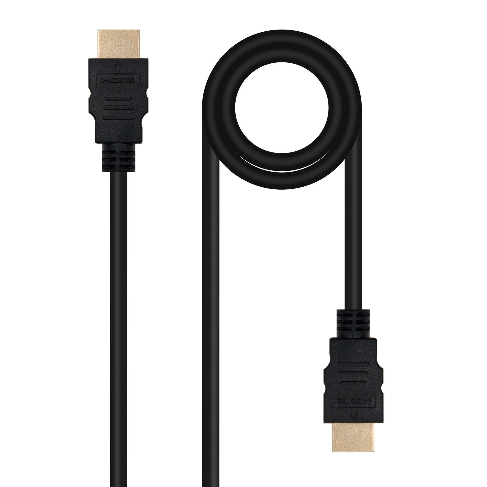 Cabo HDMI NANOCABLE 10.15.3802 (2 m - 60 Hz - HDMI Type A - Preto)