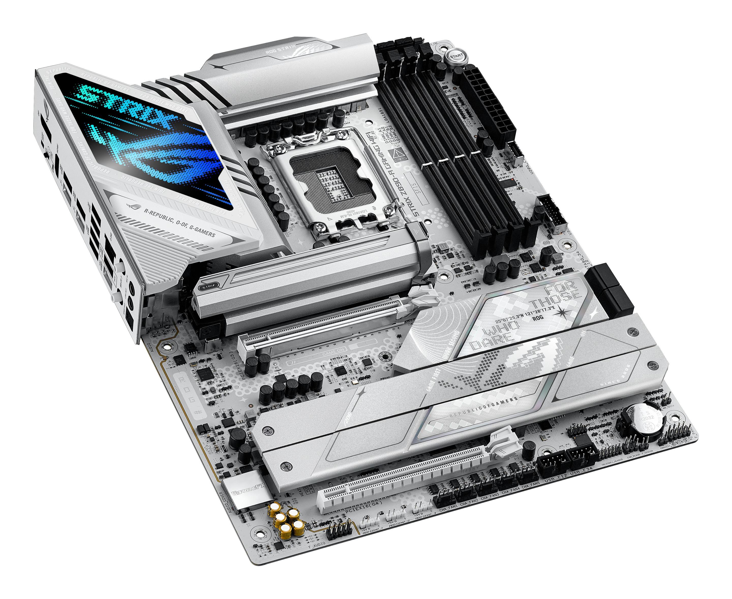 Motherboard ASUS ROG STRIX Z890-A GAMING WIFI (LGA 1851 (Socket V1) - Intel Core Ultra - ATX - Branco), miniatura 9