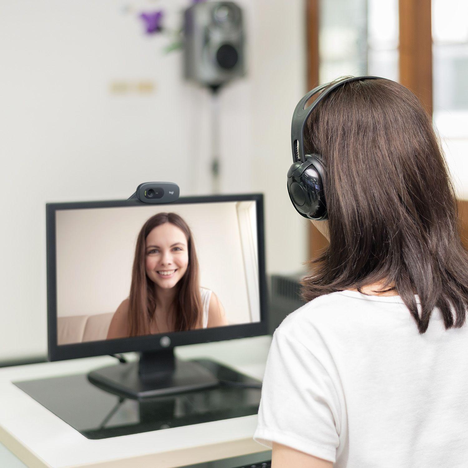 Câmara Web LOGITECH C270 (3 MP - 30 fps - 1280 x 720 pixels - Cinzento Escuro) — miniatura 2