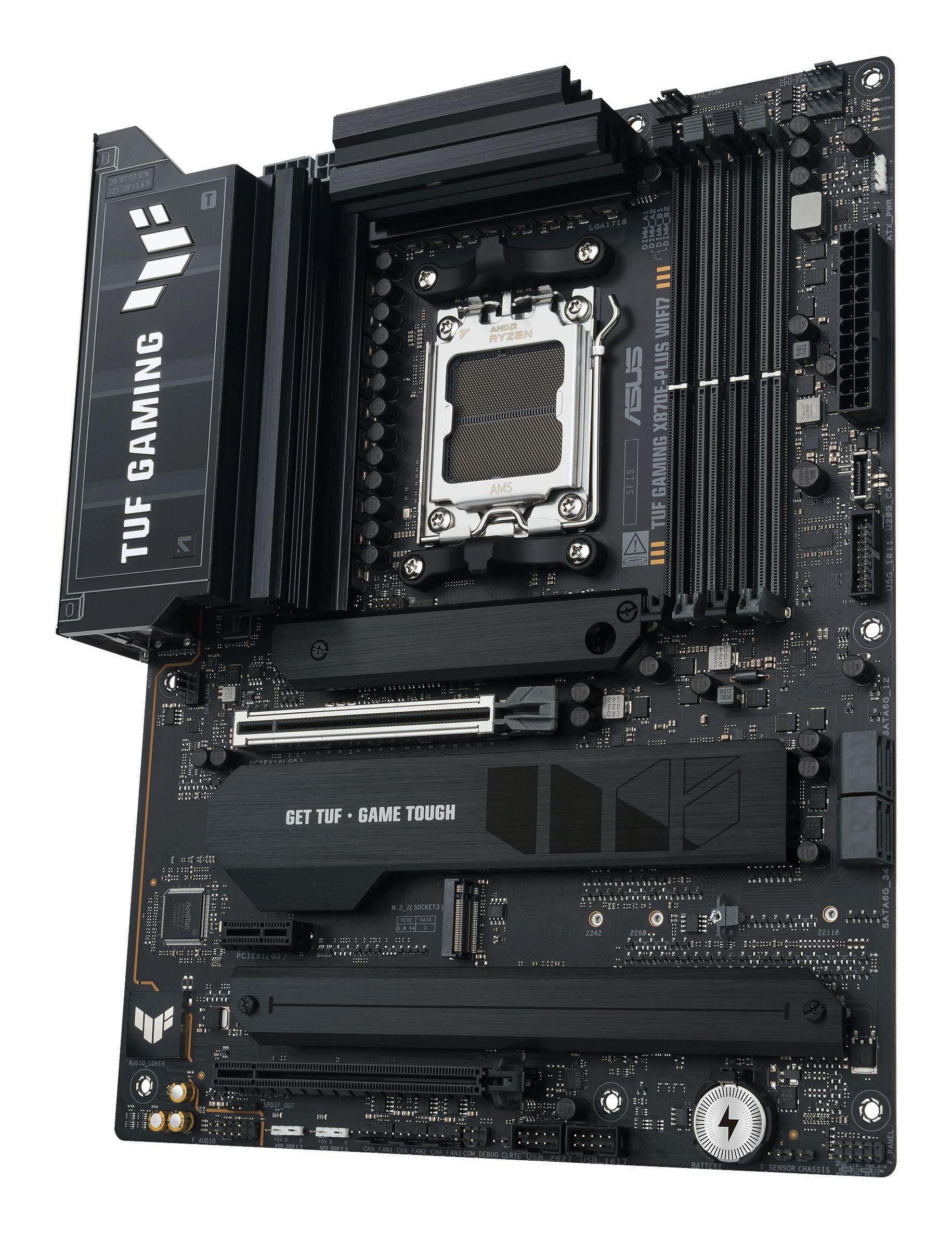 Motherboard ASUS TUF GAMING X870E-PLUS WIFI7 (AM5 - ATX - Duplo canal - Cinzento), miniatura 6