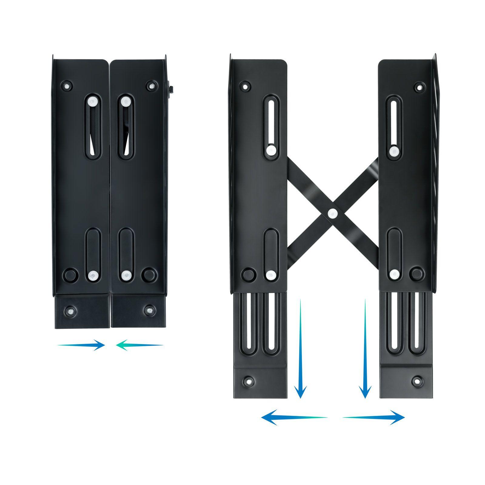 Suporte de Chão para Caixa de PC TOOQ UMCS0024-B (Tower - Aço - Preto) — miniatura 3