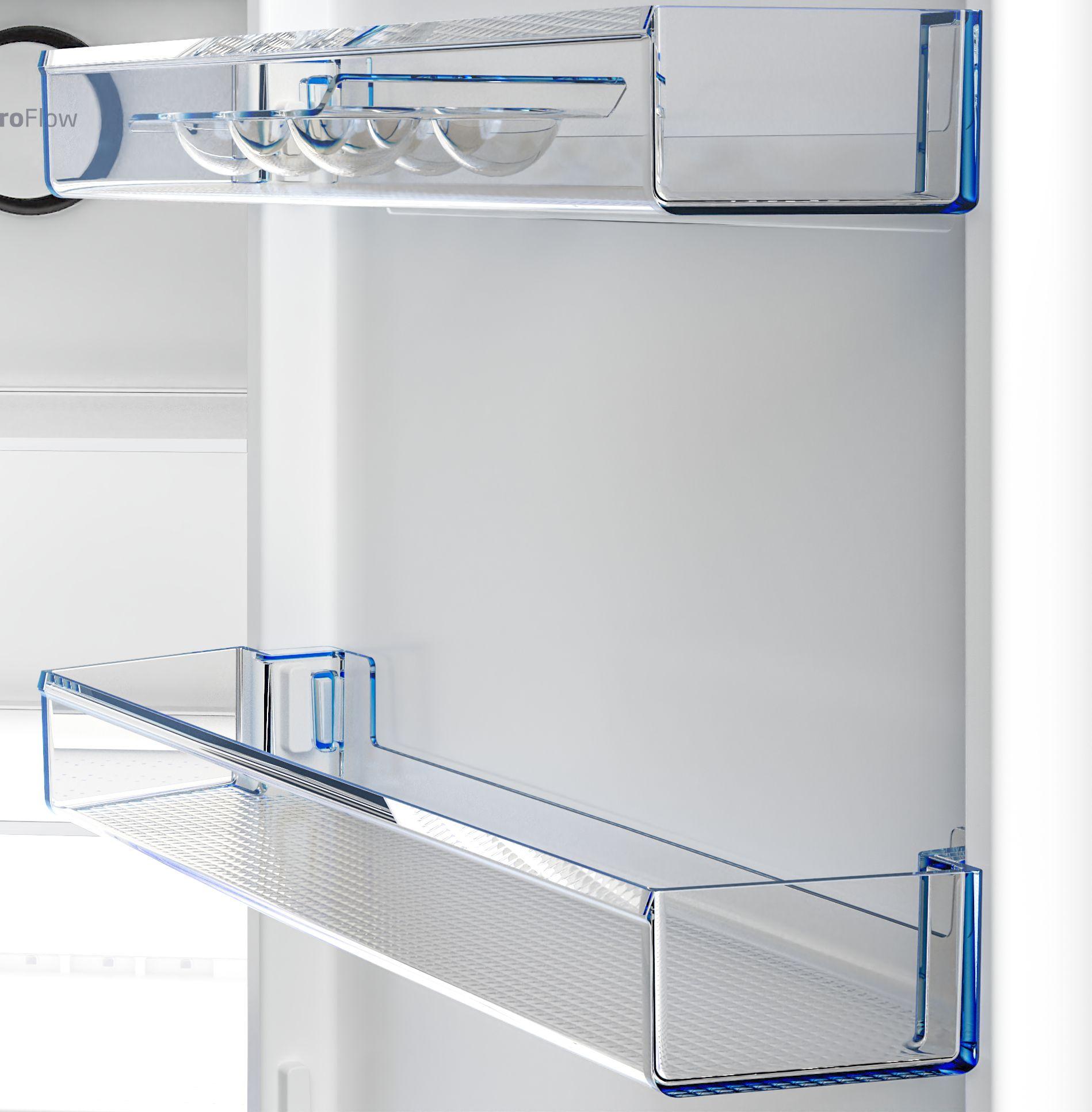 Frigorífico Combinado Independente BEKO B1RCNE404W (355 l - 203,5x59,5x66,3 cm - 60 cm - Branco), miniatura 8