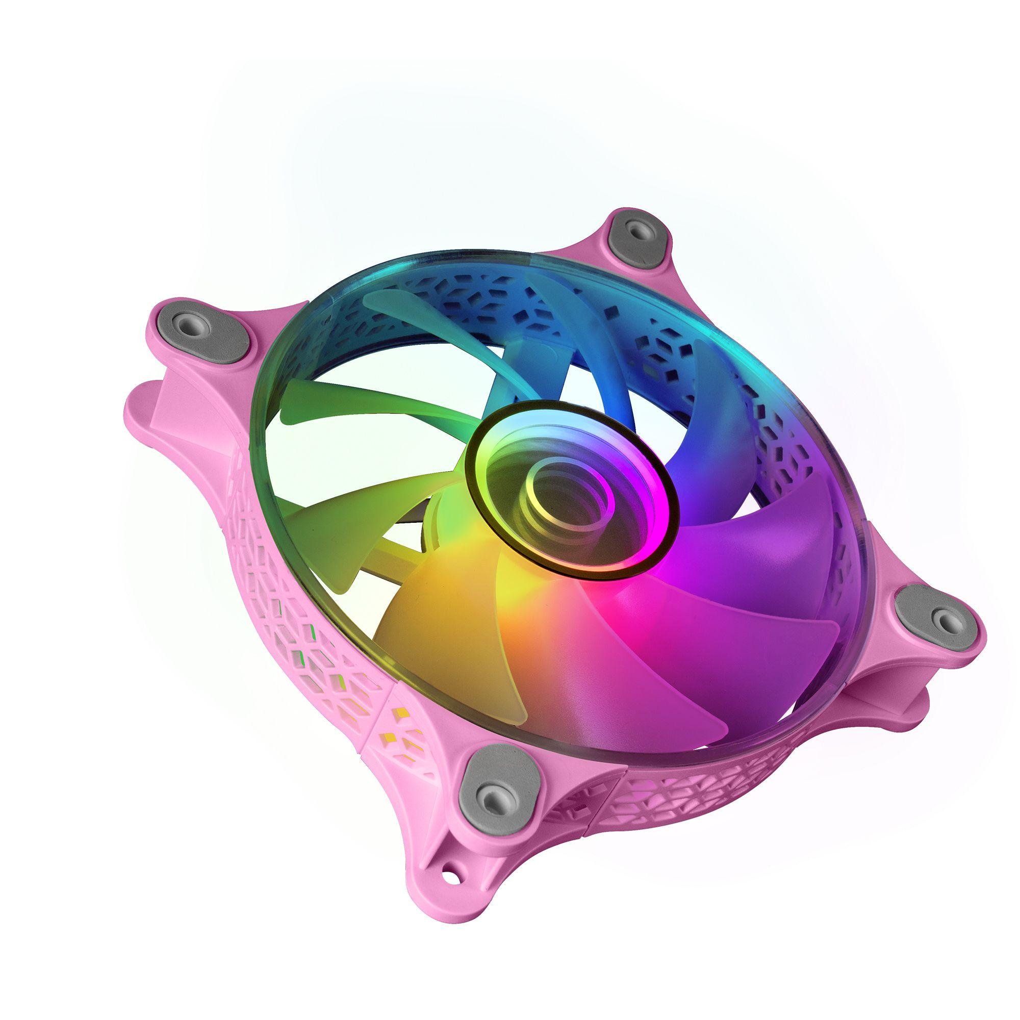 Ventoinha para Caixa de PC MARS GAMING MF-3D (ARGB - Rosa) — miniatura 3