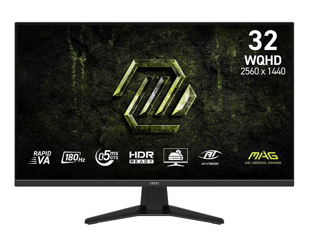 Monitor MSI MAG 325QFDE E18V (31,5" - Rapid VA - 180 Hz - Preto)