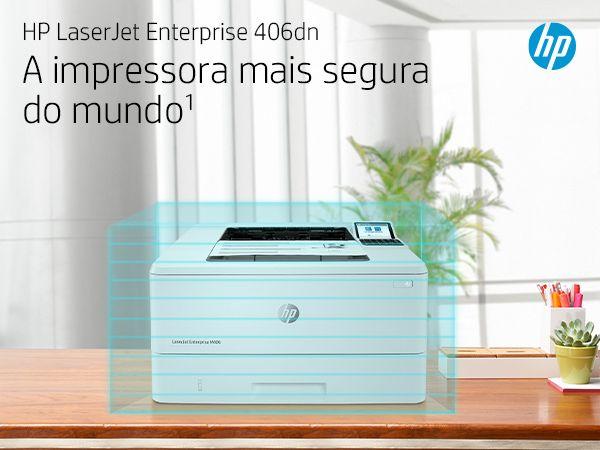 Impressora Laser HP LaserJet Enterprise M406dn (A4 - Impressão a preto e branco - 350 folhas - Branco) — miniatura 17