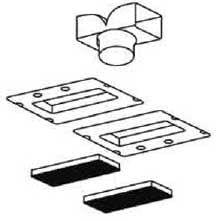 Acessório para Exaustor TEKA SET 1/I DX ISLA/CC40