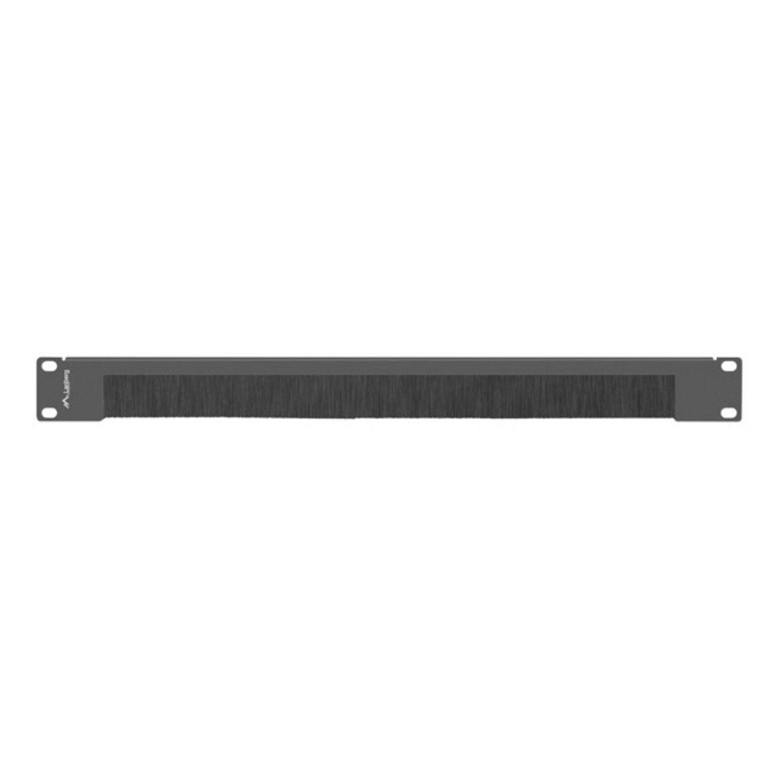 Painel Passa-Cabos com Escova LANBERG AK-1103-B (19" - 1U - Preto)