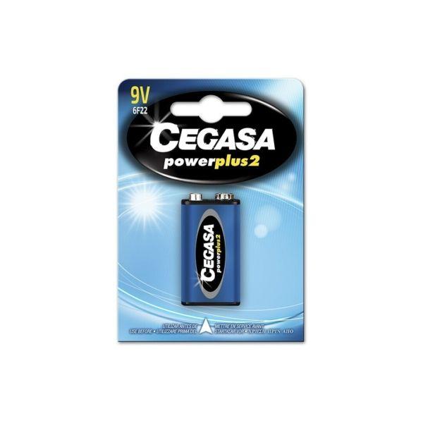 Pack de 2 Pilhas Salinas CEGASA Power Plus 2 (6F22 - 9 V)