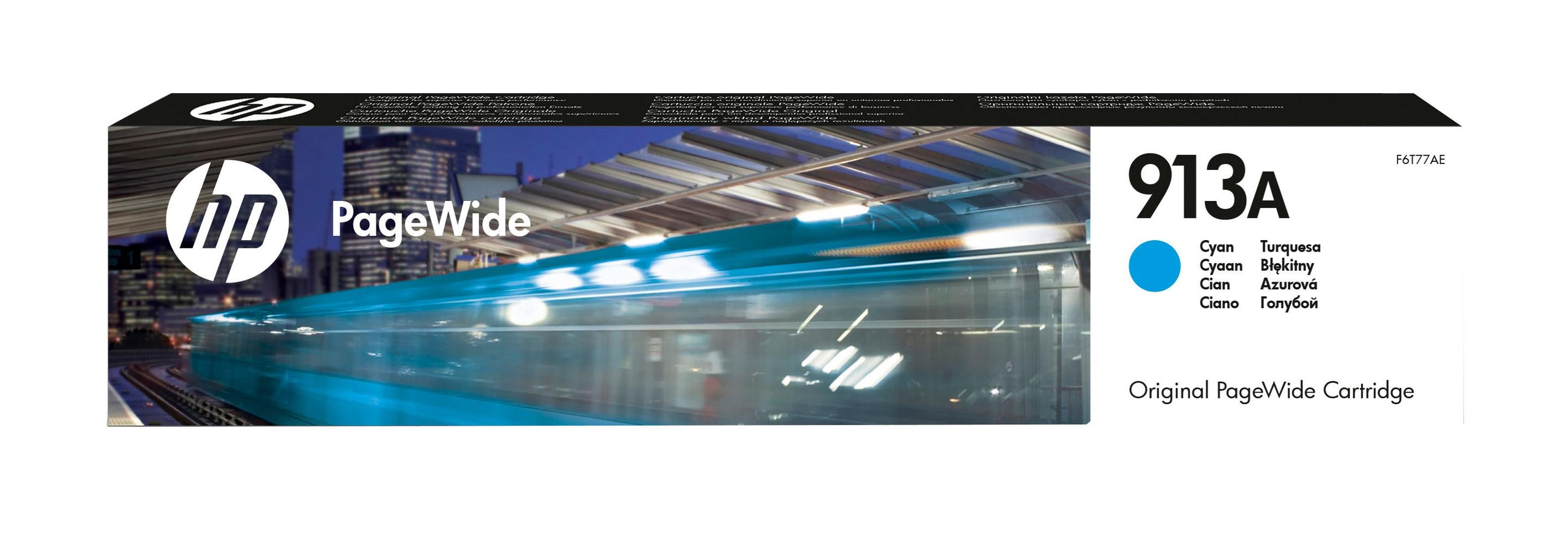 Tinteiro HP 913A F6T77AE (3000 páginas - Ciano)