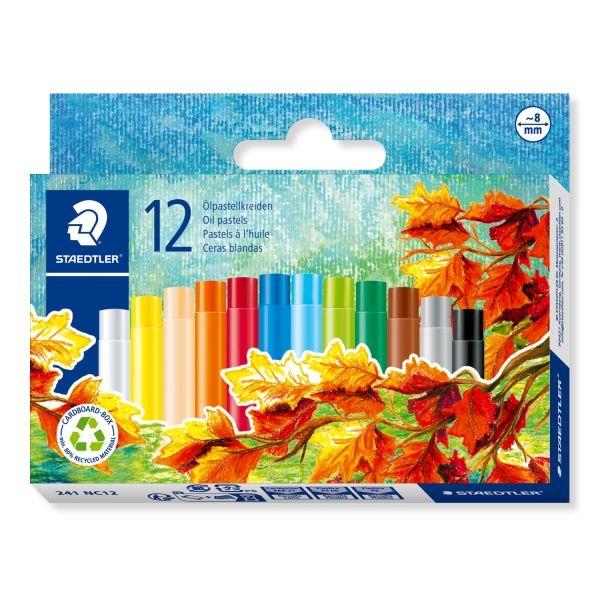 Pastéis de Óleo STAEDTLER Noris 241 NC12 (Cores sortidas)