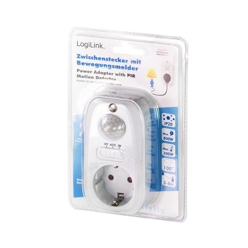 Tomada Schuko com Sensor de Movimento LOGILINK PA0248 (16 A - Branco), miniatura 7
