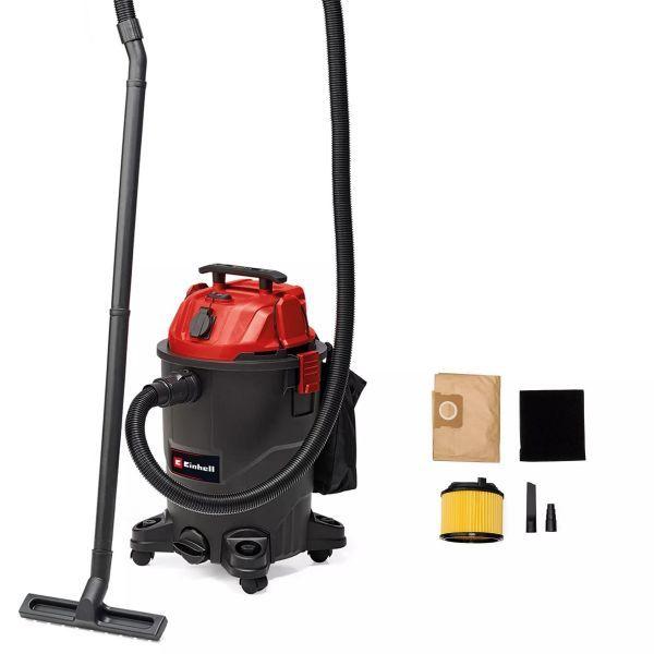Aspirador de Sólidos e Líquidos EINHELL TC-VC 1930 A (Vermelho/Preto)