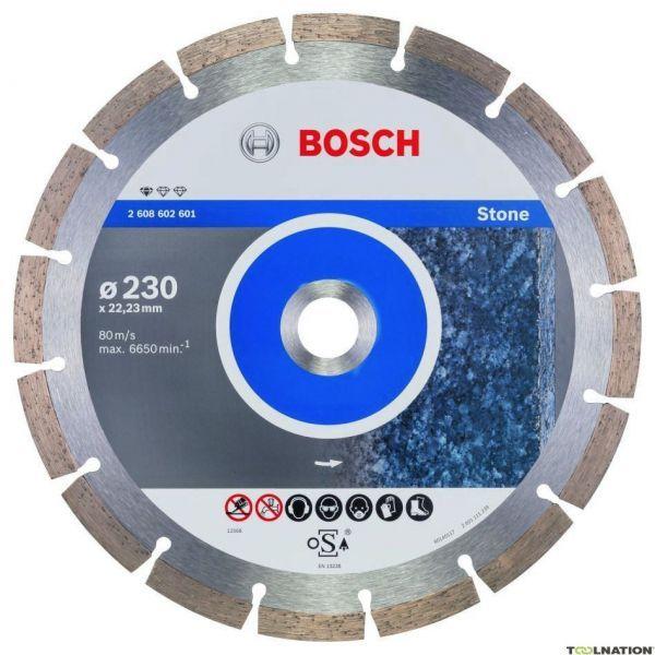 Disco de Corte Diamantado BOSCH Standard for Stone (230 mm - Furo 22,23 mm) — miniatura 2