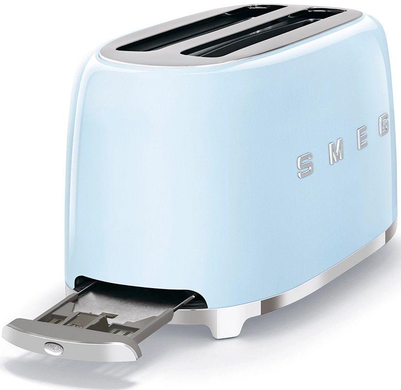 Torradeira SMEG TSF02PBEU (1500 W - 4 fatias - Aço inoxidável - Azul Pastel) — miniatura 4