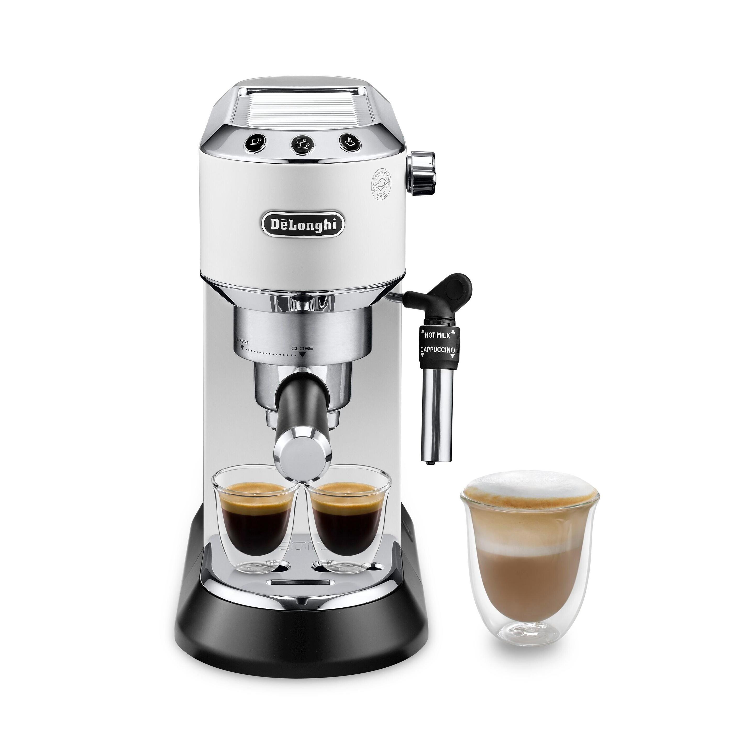 Máquina de Café Expresso DE'LONGHI EC685.W (Doses individuais, Café moído - 1300 W - 15 bar - Branco)