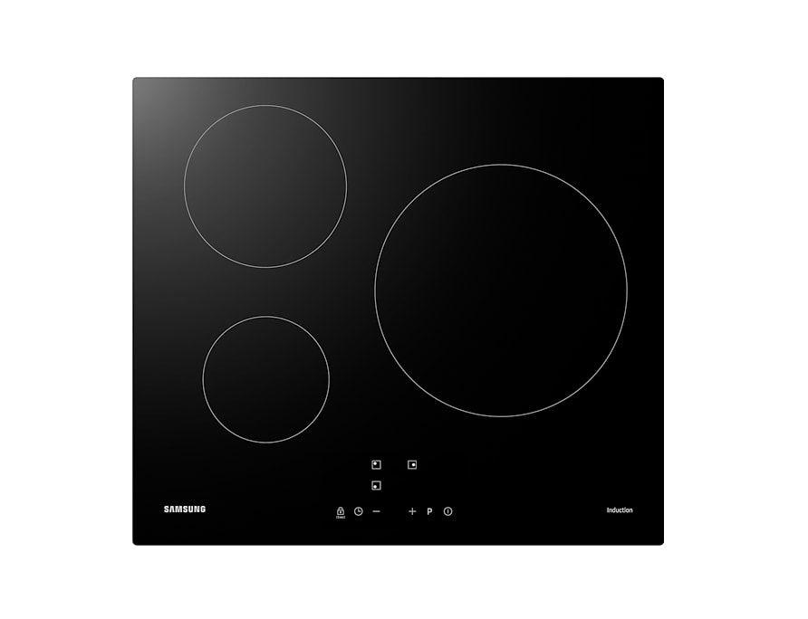 Placa de Indução de Encastre SAMSUNG NZ63M3NM1BB/UR (3 zonas - 7400 W - Placa de indução - Preto), miniatura 2