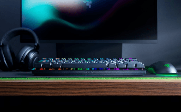 Teclado RAZER Huntsman Mini (Inglês - Teclas óticas lineares - Mini - Preto)