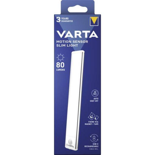 Luminária LED com Sensor de Movimento VARTA Motion Sensor Slim Light (Branco) — miniatura 4