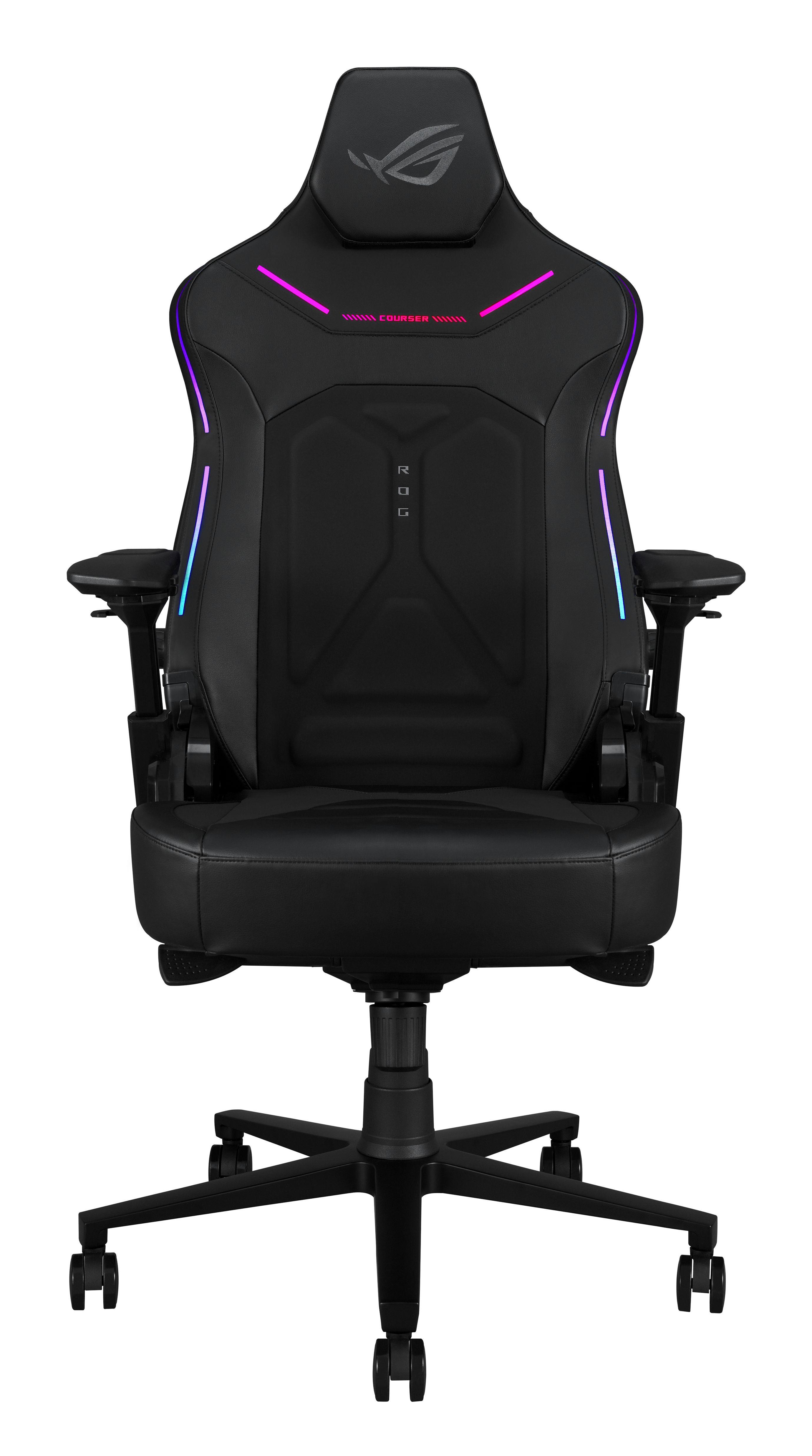 Cadeira Gaming ASUS ROG Courser (136 kg - Poliuretano - Metal - Preto)