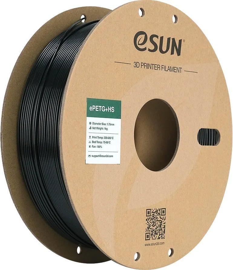 Filamento PETG eSUN ePETG+HS-P175SB1 (Preto)