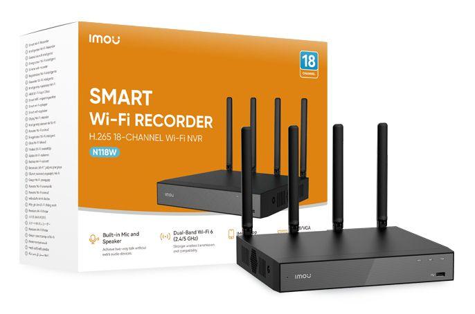 Gravador NVR IMOU N118W (3840 x 2160 pixels - H.264, H.265, MP4 - Preto), miniatura 8