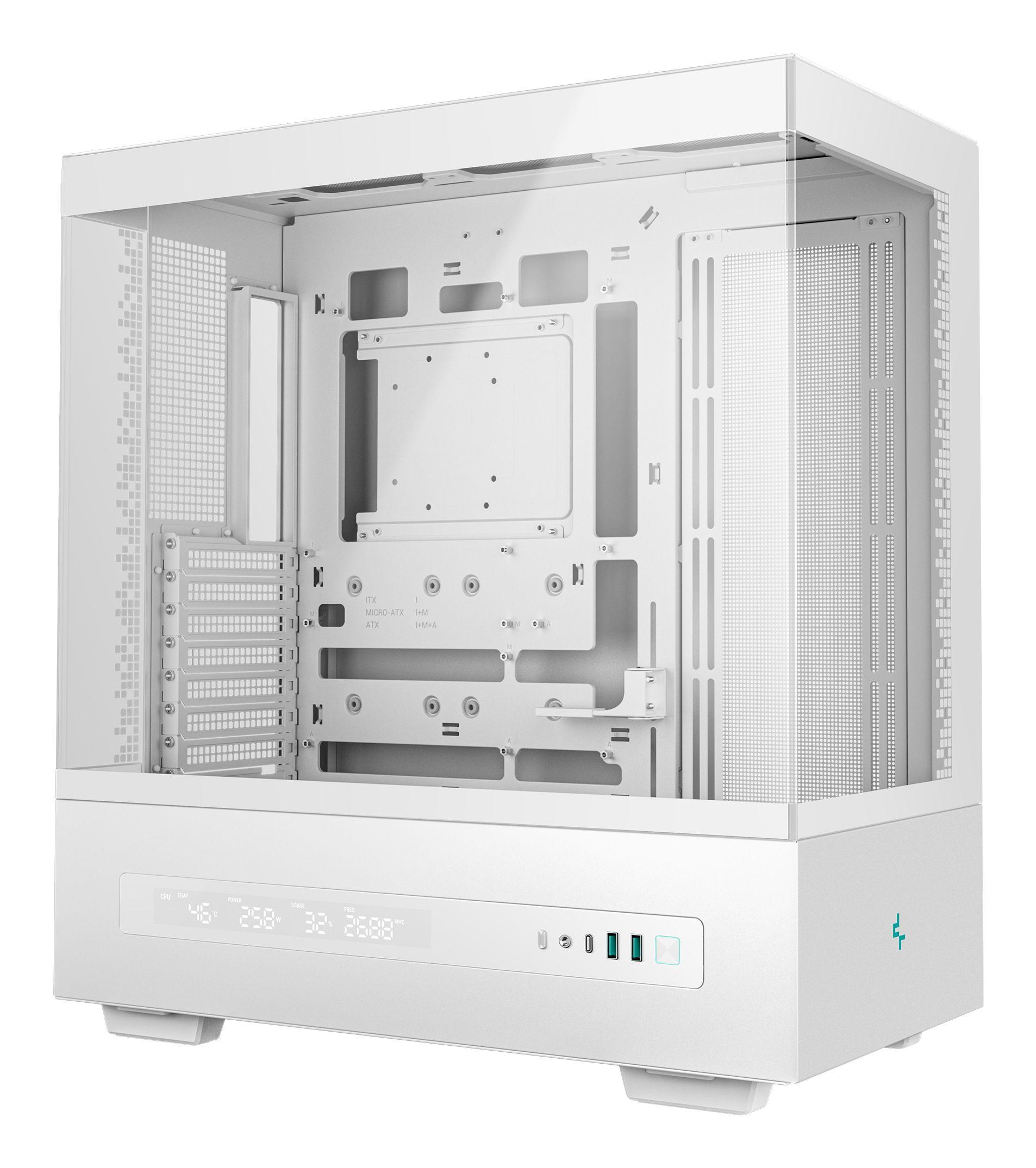 Caixa PC DEEPCOOL CH690 Digital (ATX, micro ATX, Mini-ITX - ATX, PS2 - Torre - Branco) — miniatura 2