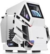 Caixa PC THERMALTAKE AH T200 TG Snow (micro ATX, Mini-ITX - PS2 - Micro Tower - Branco)