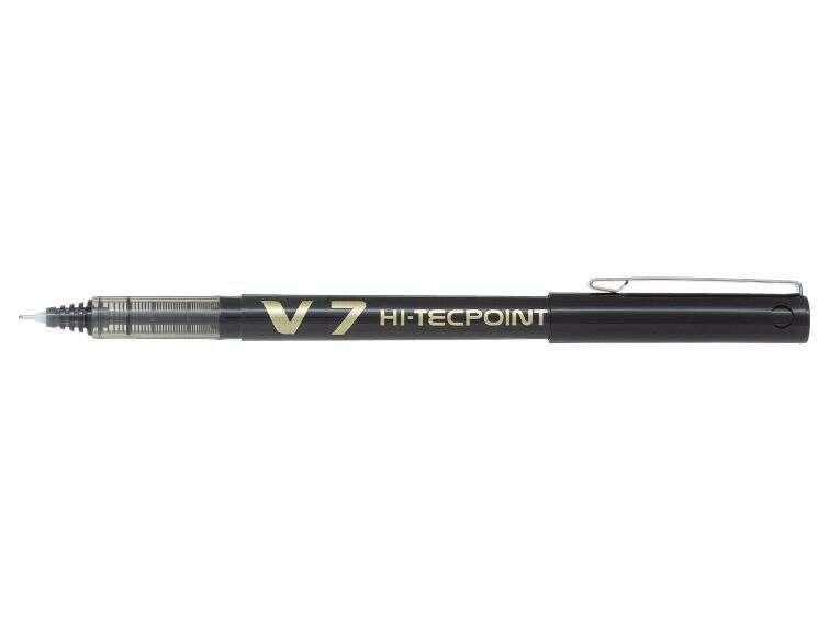 Caneta Rollerball de Tinta Líquida PILOT Hi-Tecpoint V7 BX-V7-B (Preto)