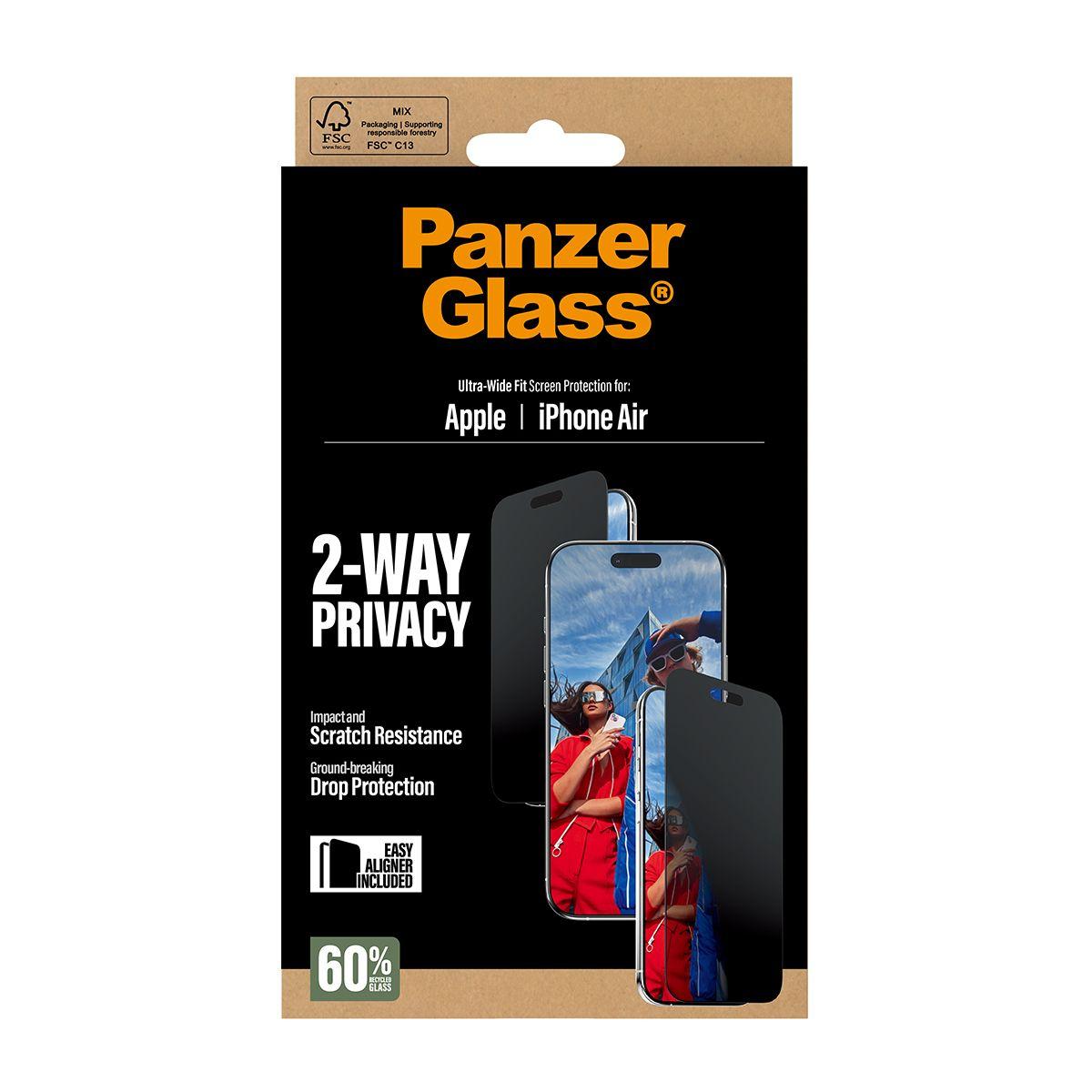 Película de Privacidade PANZERGLASS PG74944 (Apple - Transparente) — miniatura 3
